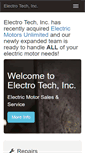 Mobile Screenshot of electrotechmotors.com